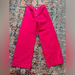 Jesse kamm dragon fruit pink sailor pant